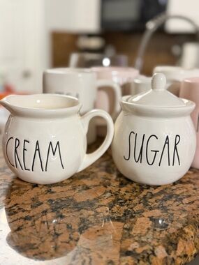 Rae Dunn Cream & Sugar Bowl Set